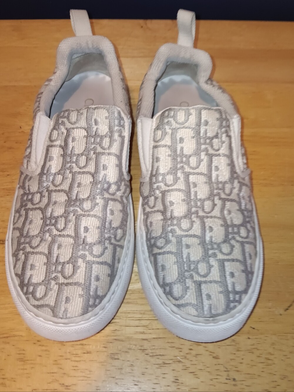 Christian Dior Trotter Canvas Slide On Sneakers Size 37